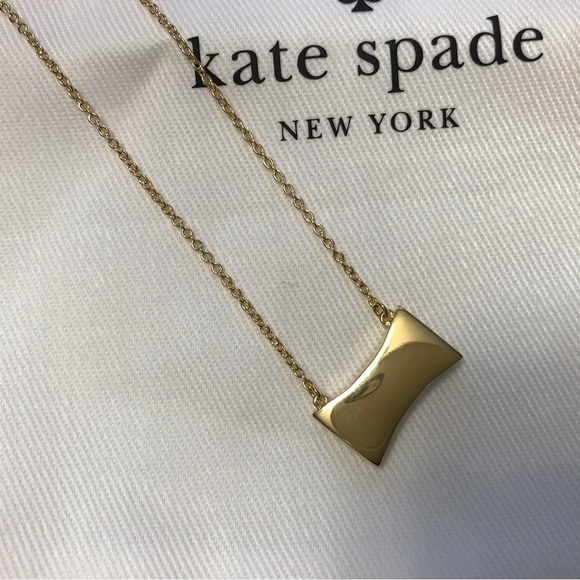 NWT Kate Spade mini bow shoppe necklace - Picture 3 of 7